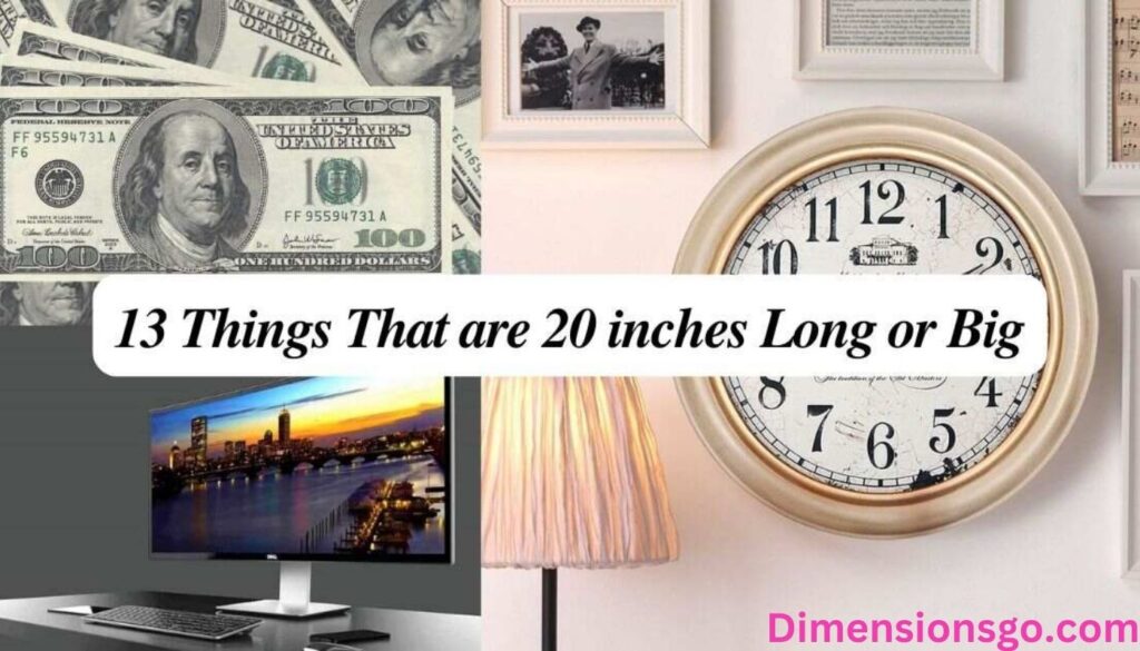 13 Common Things That Are About 20 Inches Long