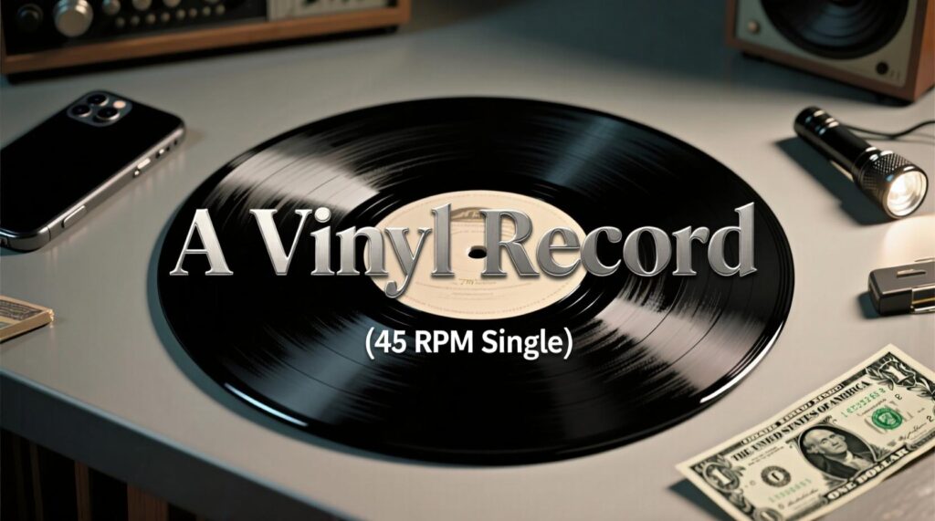 A Vinyl Record (45 RPM Single)