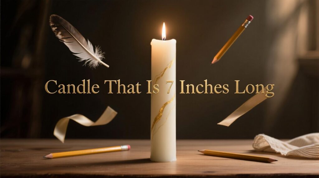 Candle That Is 7 Inches Long