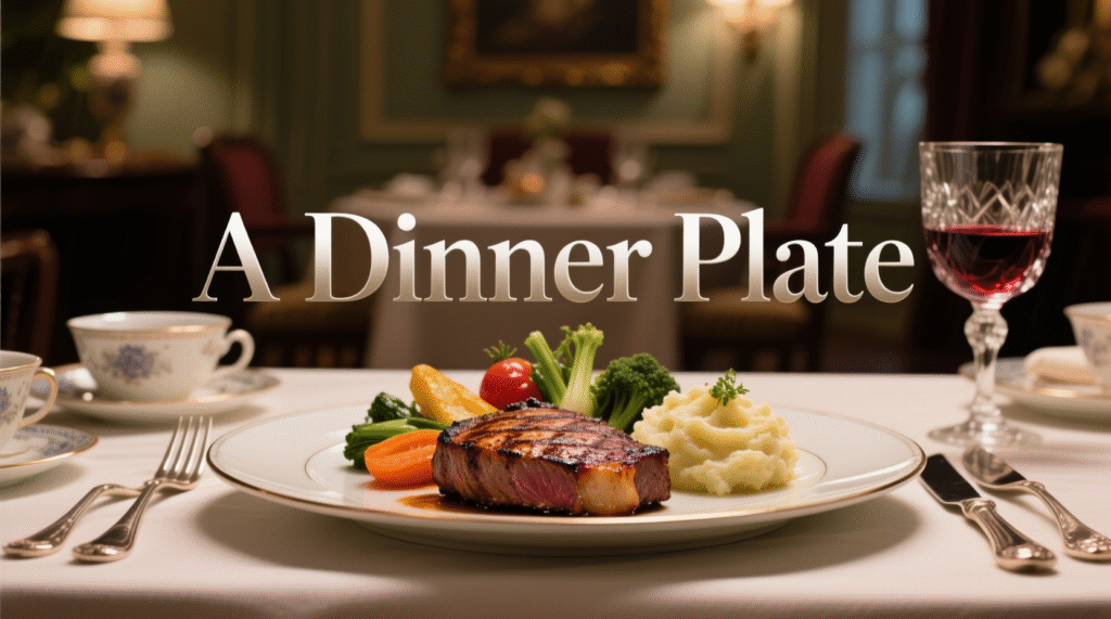 A Dinner Plate