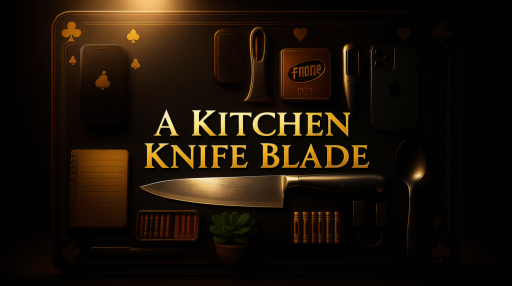 A Kitchen Knife Blade
