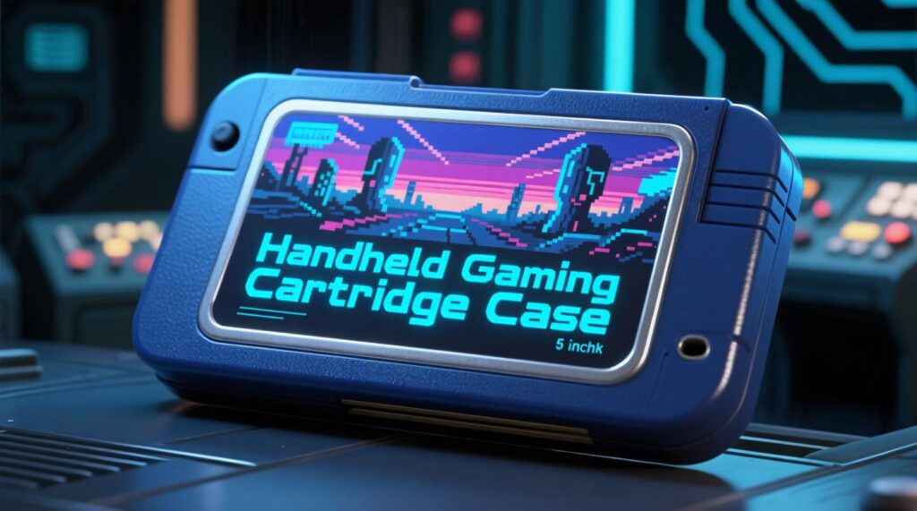 A Handheld Gaming Console Cartridge Case