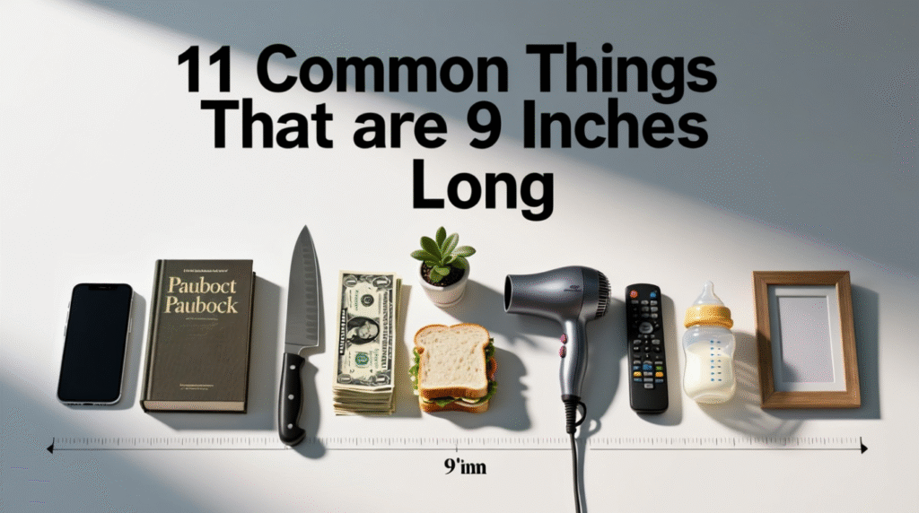 11 Common Things That are 9 Inches Long