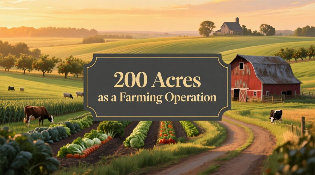  200 Acres as a Farming Operation