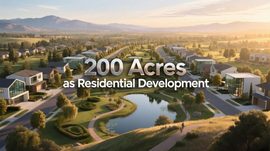 200 Acres as Residential Development