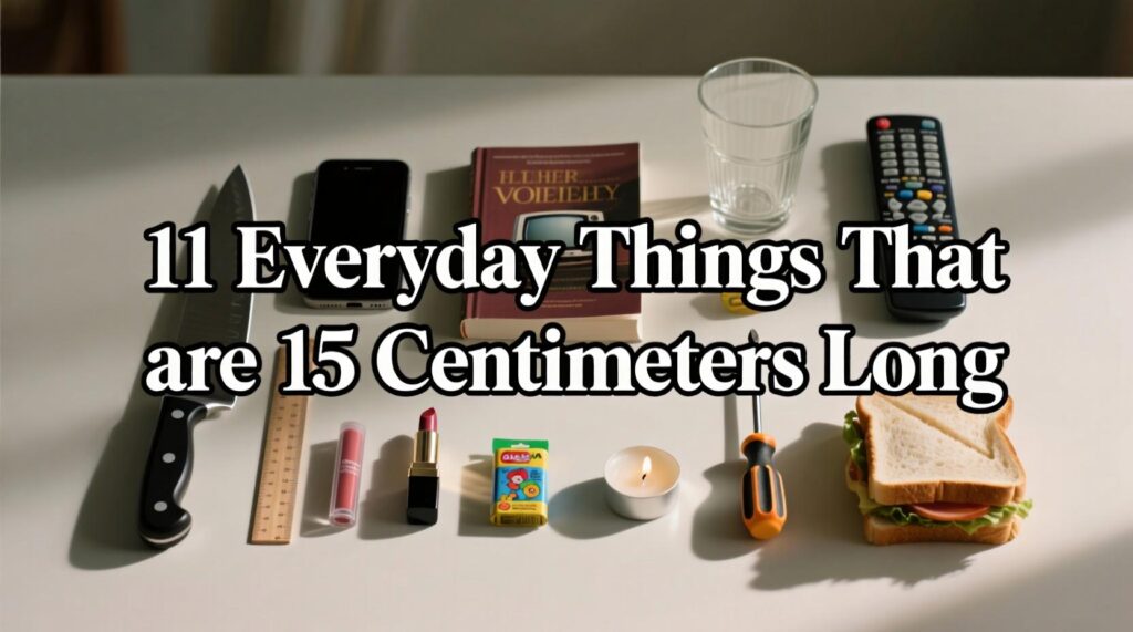 11 Everyday Things That are 15 Centimeters Long