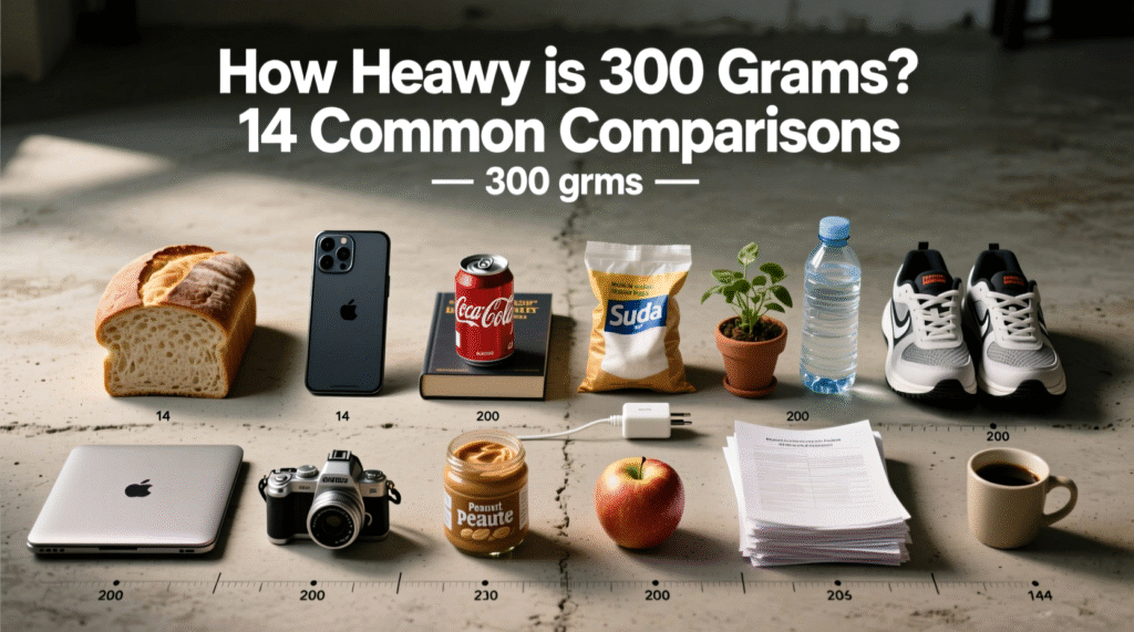 How Heavy is 300 Grams? 14 Common Comparisons