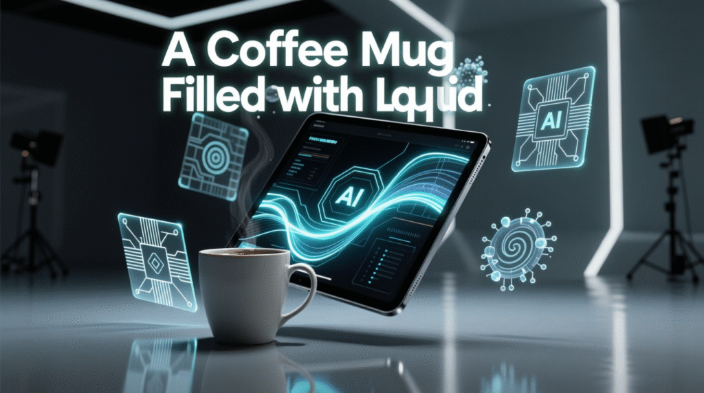 A Coffee Mug Filled with Liquid