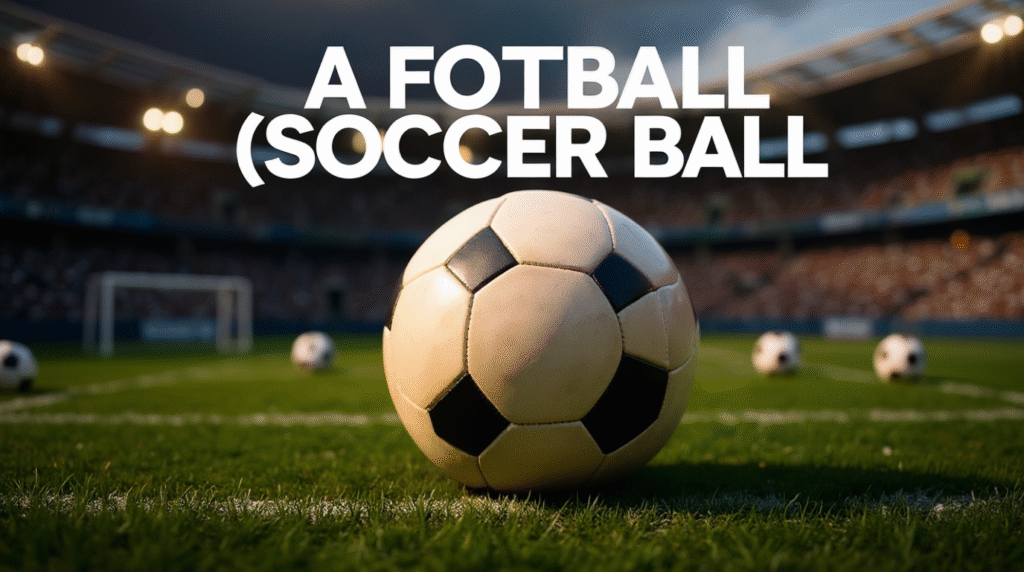 A Football (Soccer Ball)