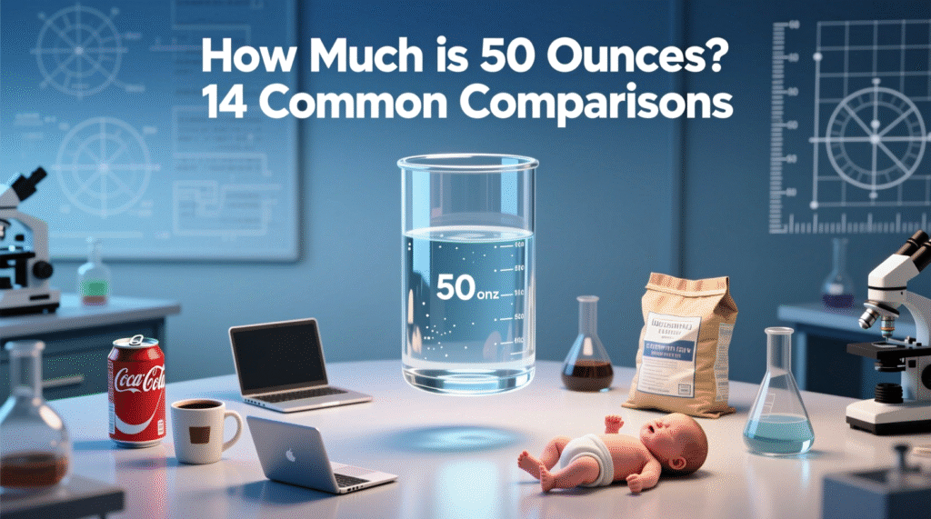 How Much is 50 Ounces? 14 Common Comparisons