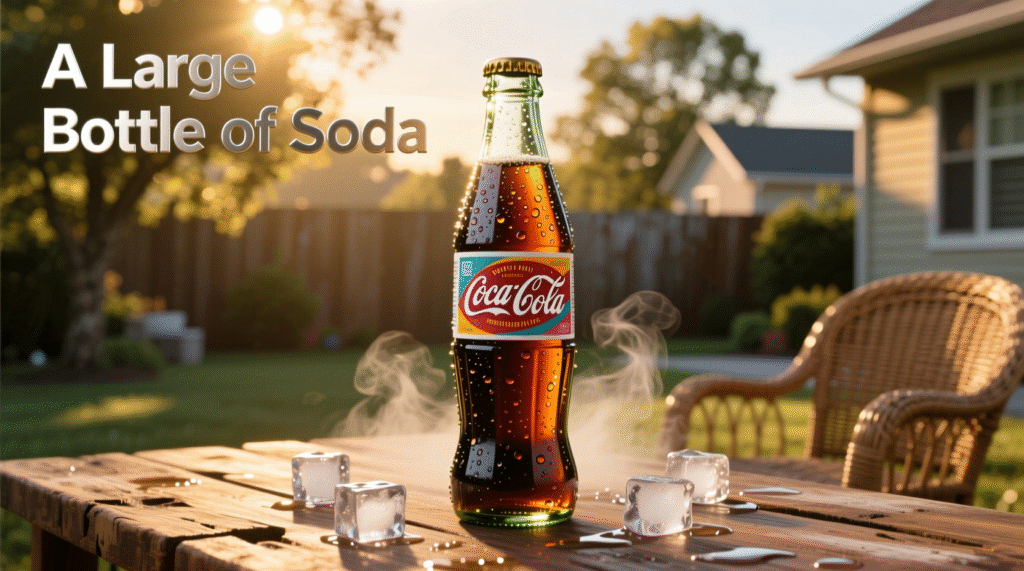 A Large Bottle of Soda