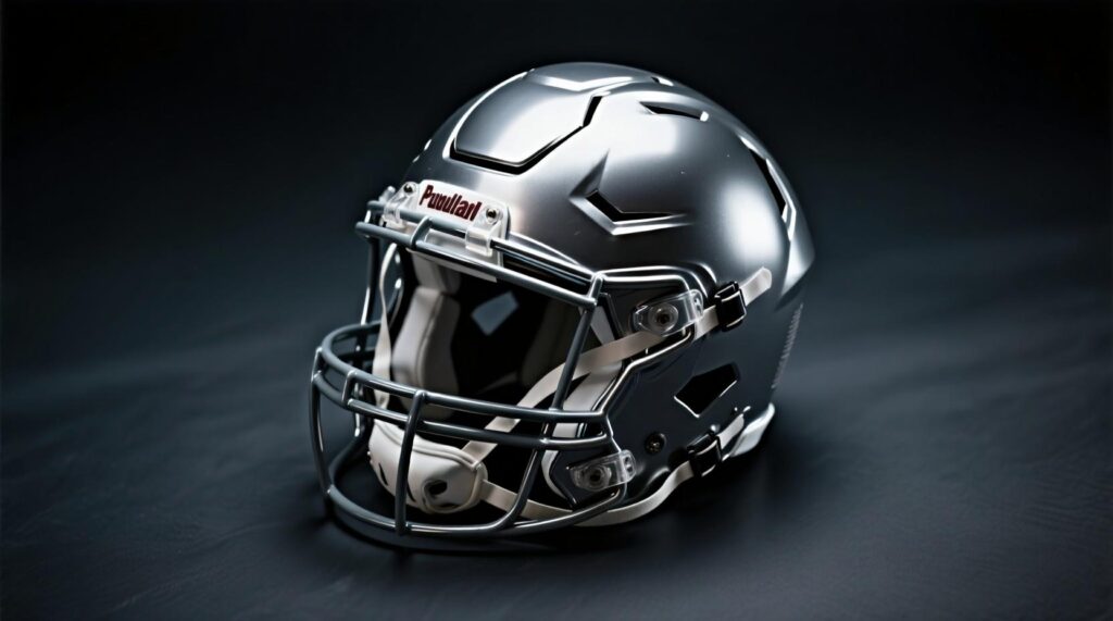 A Full Sized Football Helmet