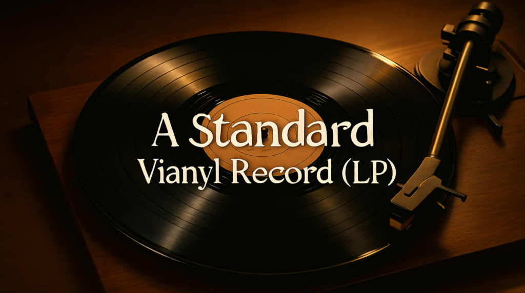 A Standard Vinyl Record (LP)
