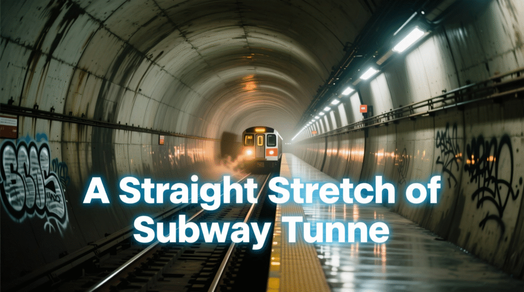  A Straight Stretch of Subway Tunne