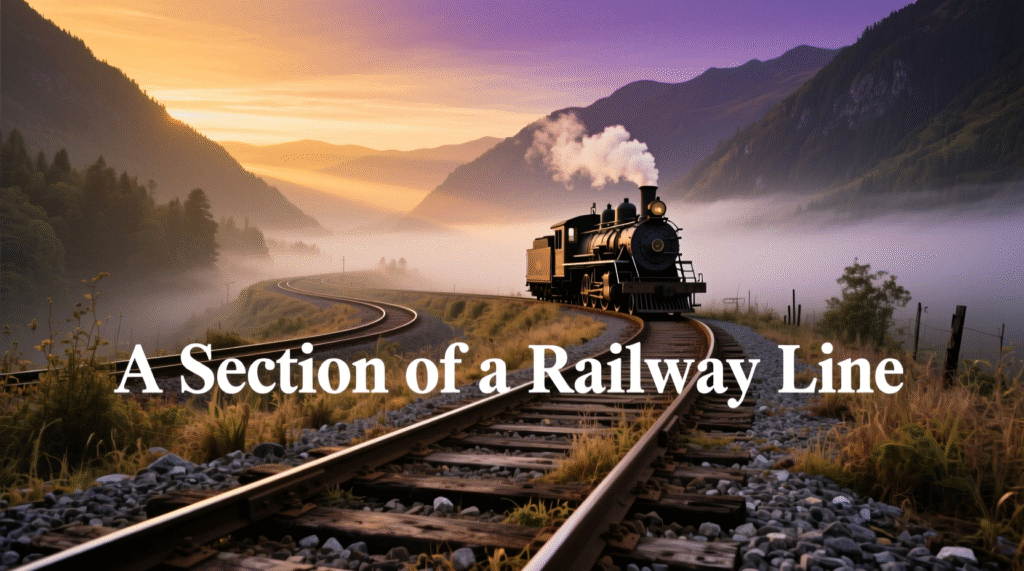 A Section of a Railway Line