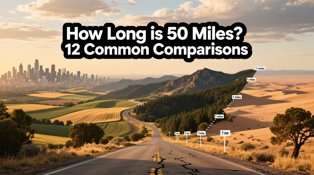 How Long is 50 Miles? 12 Common ComparisonsHow Long is 50 Miles? 12 Common Comparisons