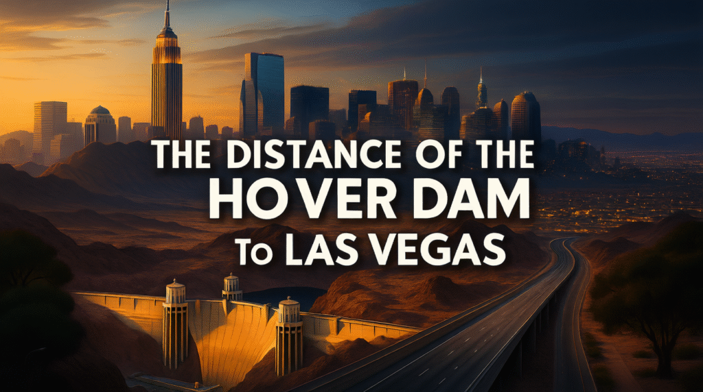   The Distance of the Hoover Dam to Las Vegas