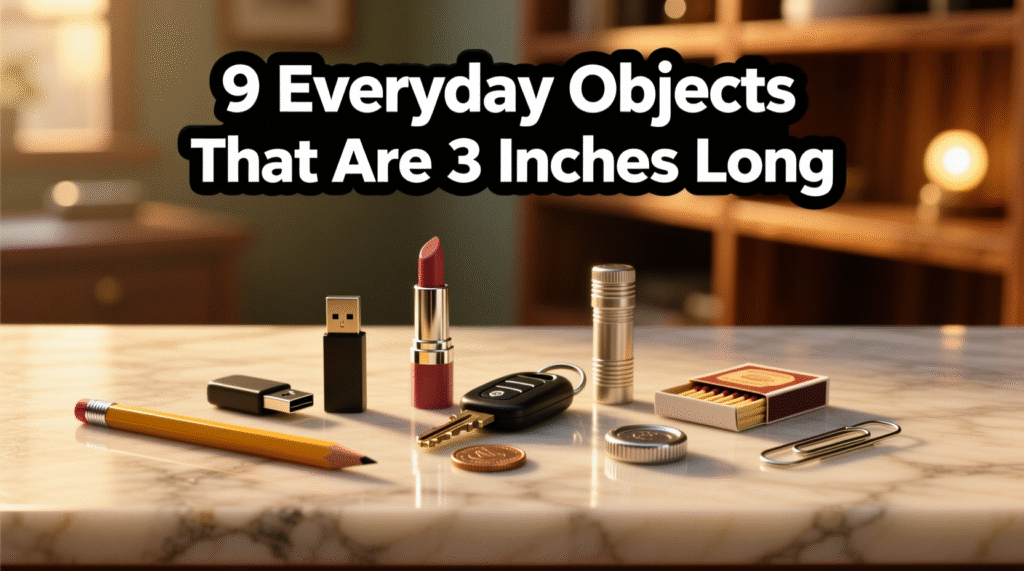 9 Everyday Objects That Are 3 Inches Long