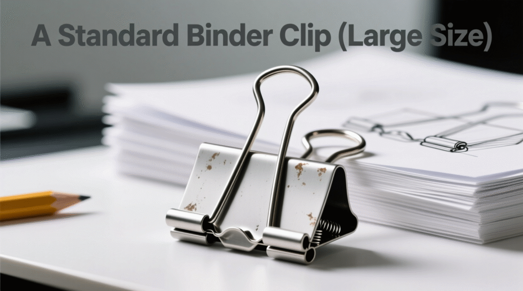 A Standard Binder Clip (Large Size)