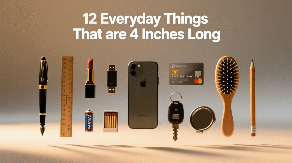 12 Everyday Things That are 4 Inches Long