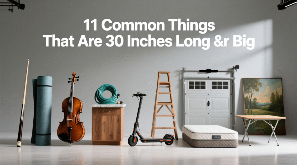 11 Common Things That Are 30 Inches Long or Big