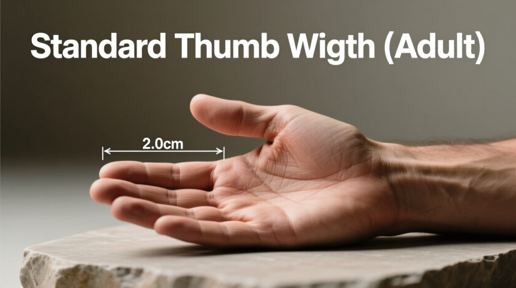 Standard Thumb Width (Adult)