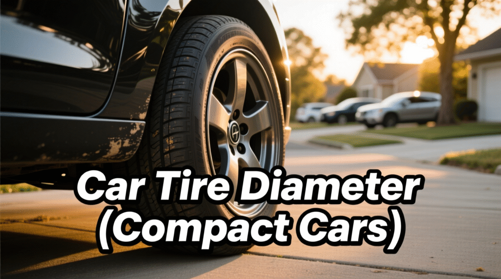 Car Tire Diameter (Compact Cars) 