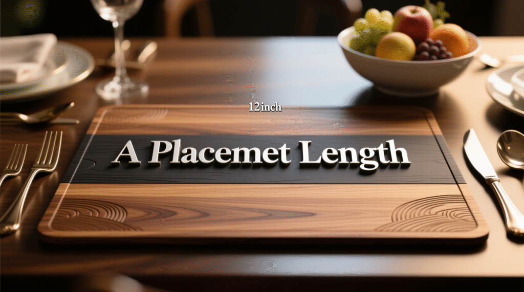 A Placemat Length