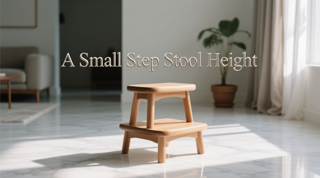 A Small Step Stool Height