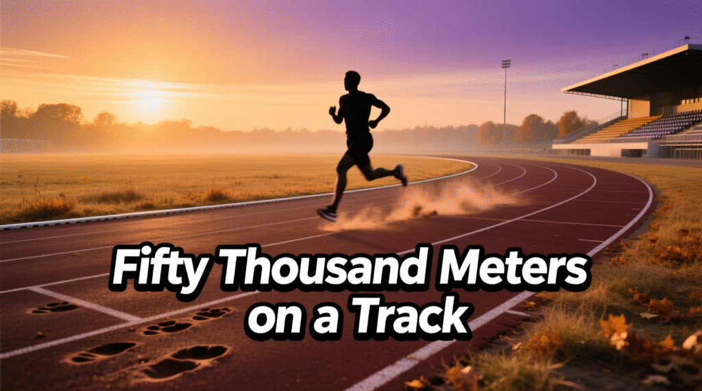 Fifty Thousand Meters on a Track