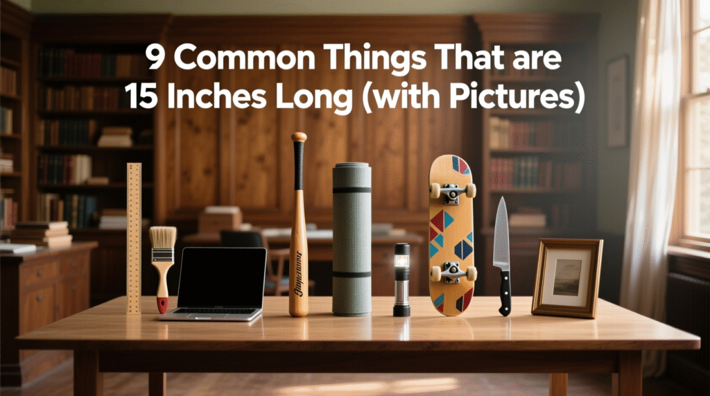 9 Common Things That are 15 Inches Long (with Pictures)