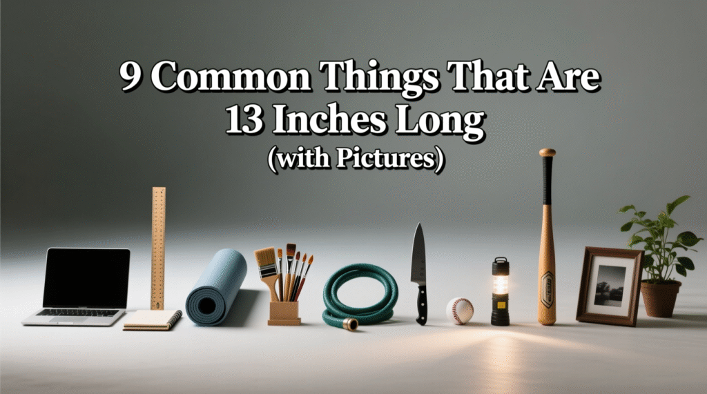 9 Common Things That Are 13 Inches Long (with Pictures)