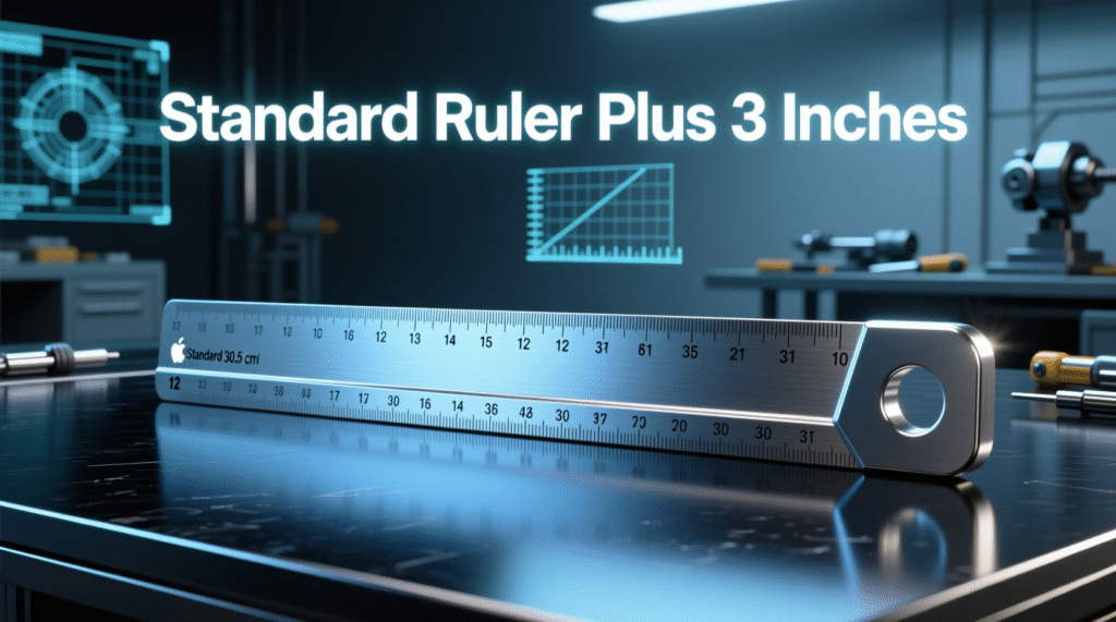 Standard Ruler Plus 3 Inches