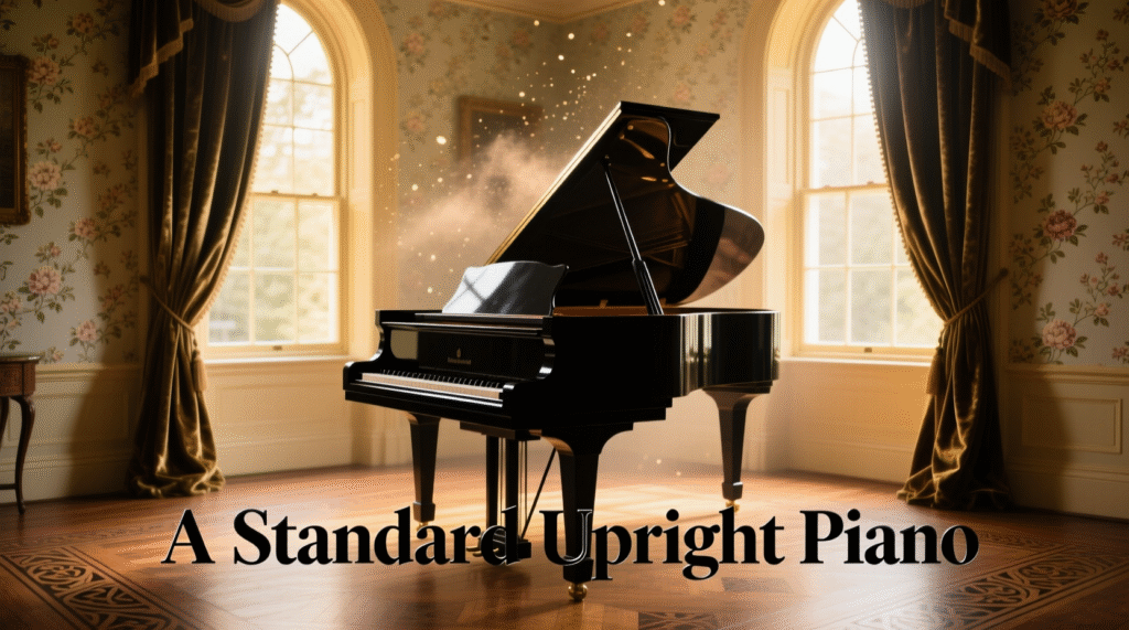 A Standard Upright Piano