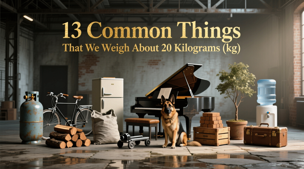 13 Common Things That Weigh About 20 Kilograms (kg)
