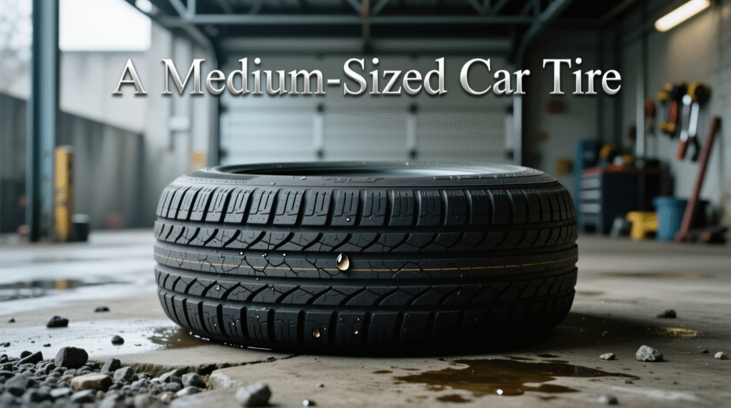 A Medium-Sized Car Tire