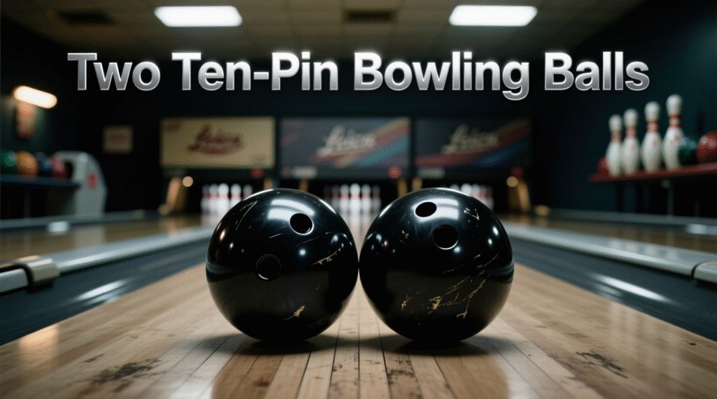 Two Ten-Pin Bowling Balls