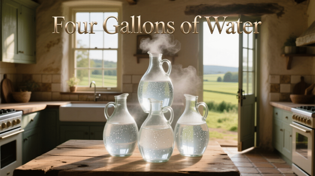 Four Gallons of Water