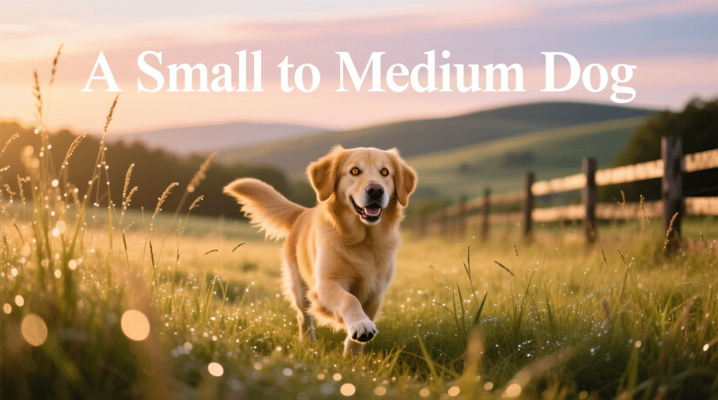 A Small to Medium Dog