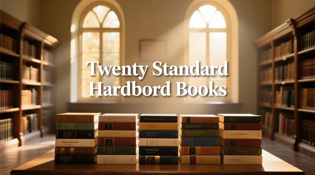Twenty Standard Hardcover Books