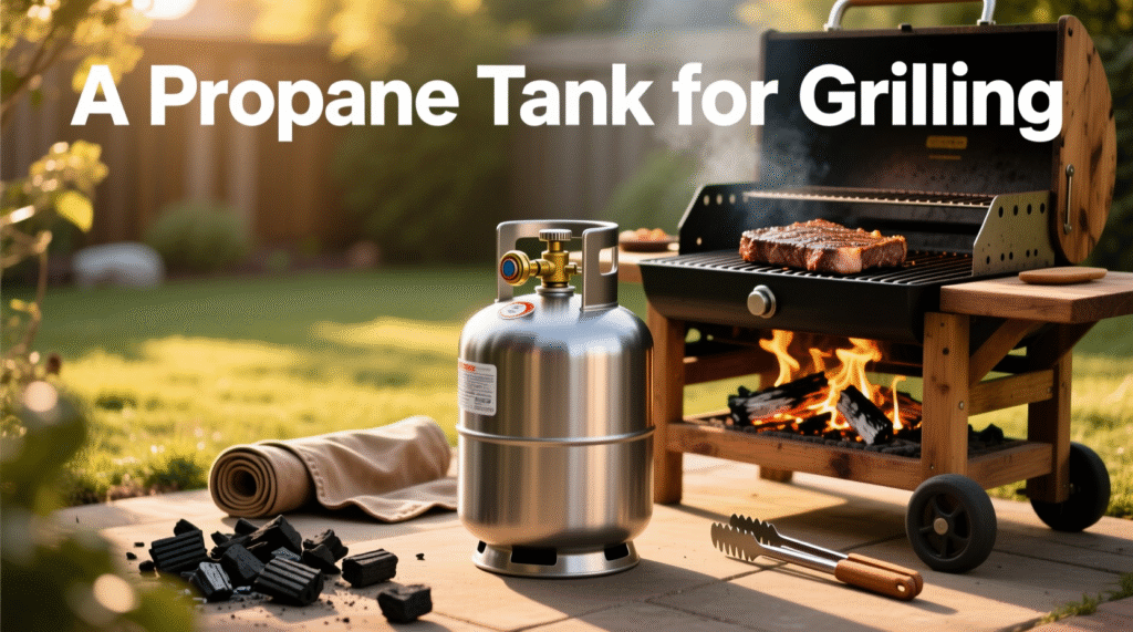 A Propane Tank for Grilling