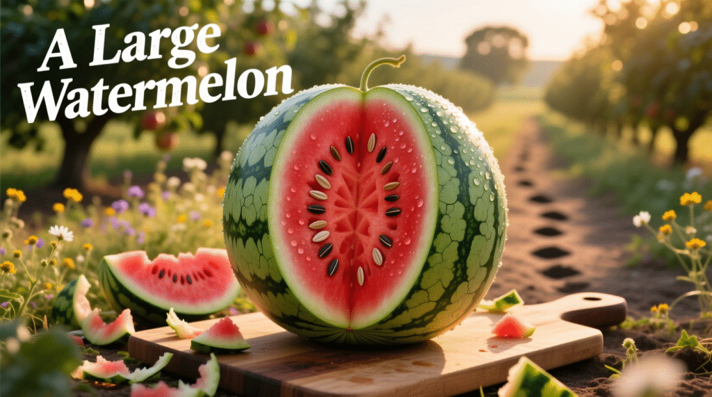 A Large Watermelon