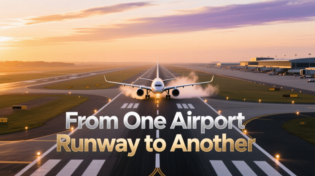 From One Airport Runway to Another