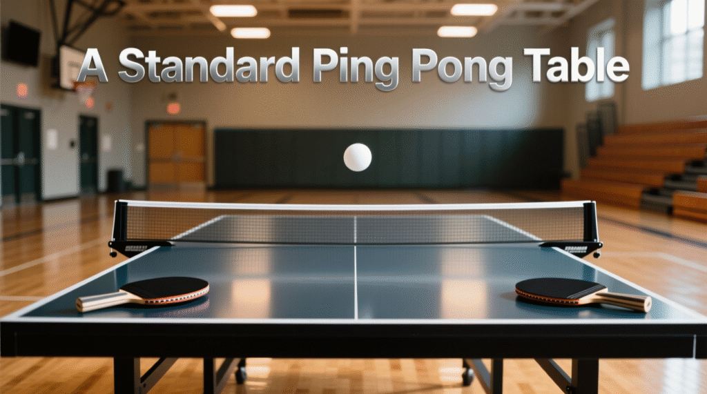 A Standard Ping Pong Table