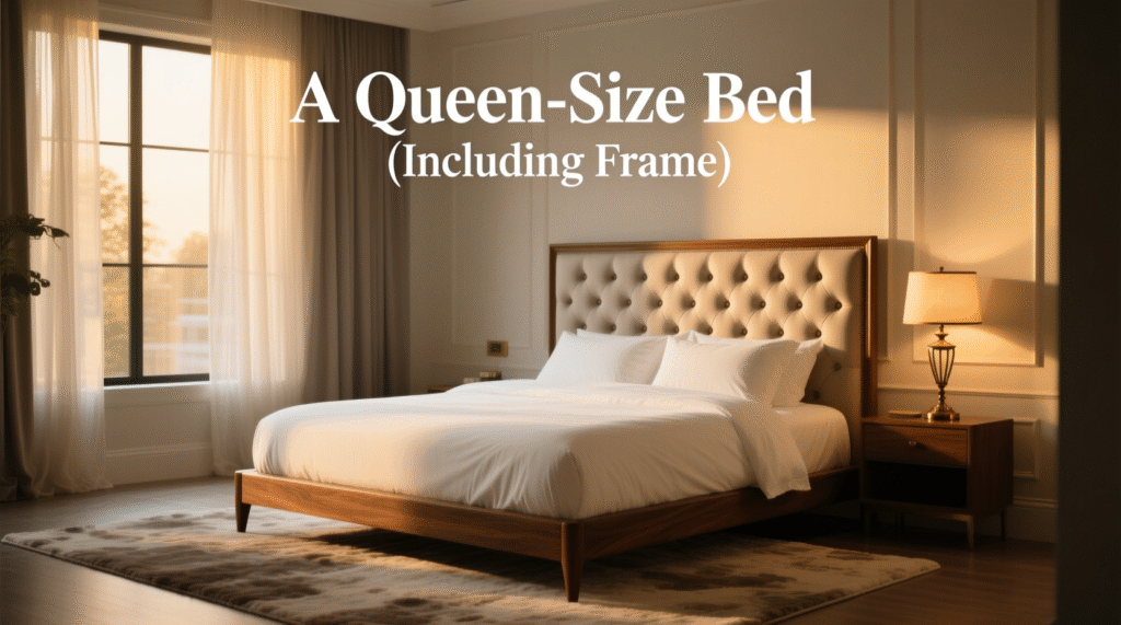 A Queen-Size Bed (Including Frame)