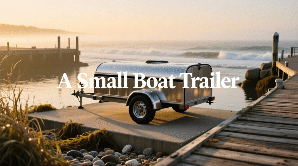 A Small Boat Trailer
