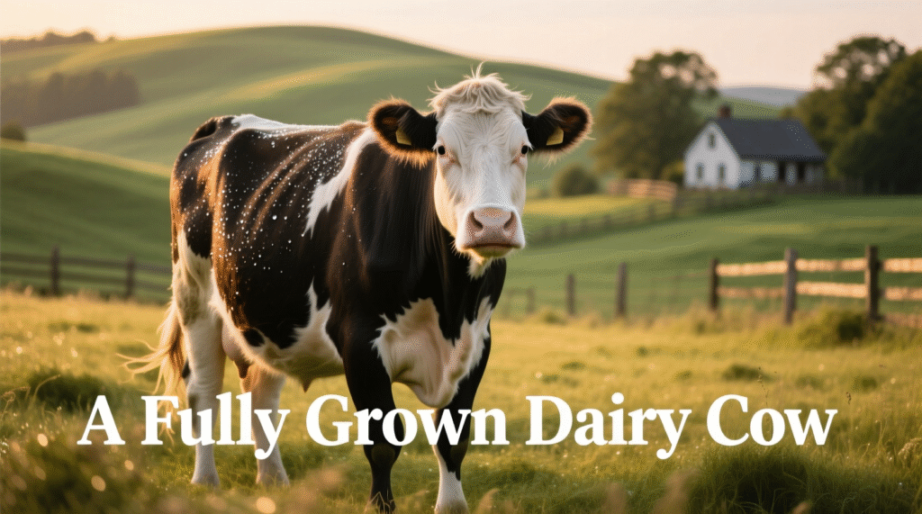 A Fully Grown Dairy Cow