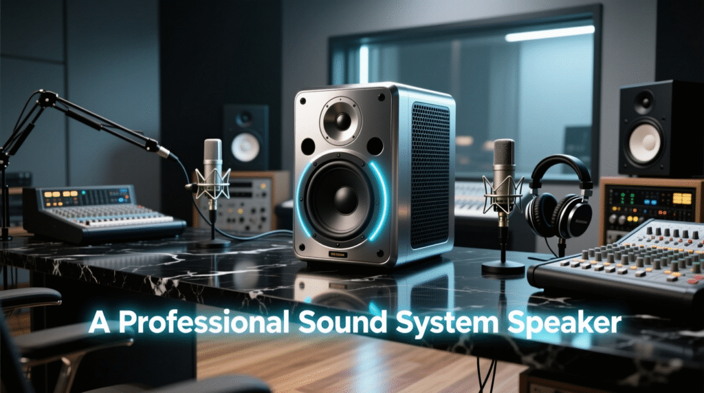 A Professional Sound System Speaker
