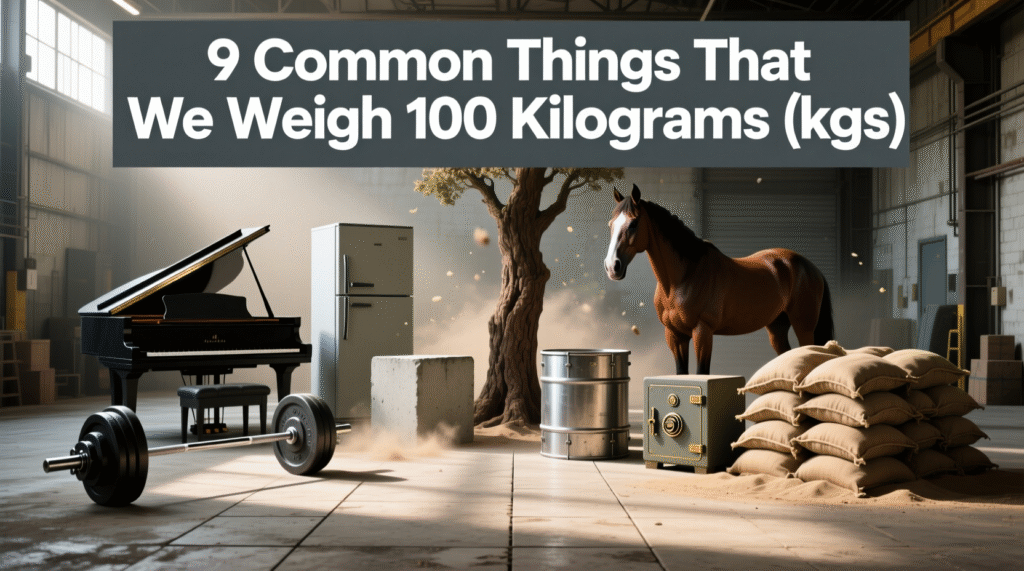 9 Common Things That Weigh 100 Kilograms (kgs)