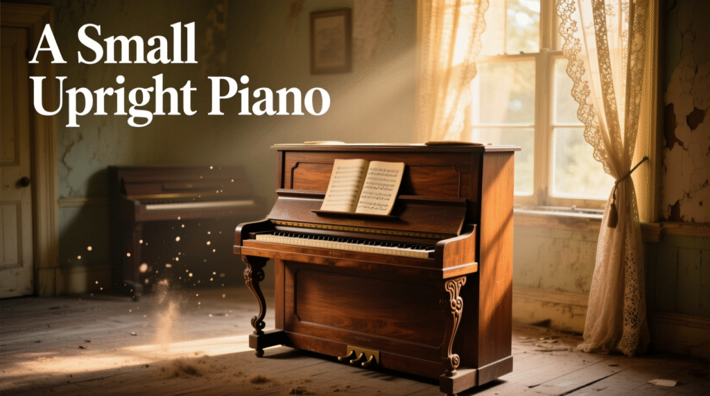 A Small Upright Piano